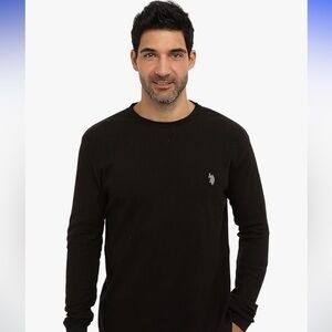 U.S. Polo Association long sleeve shirt - Black - Large